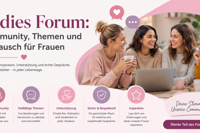 Ladies Forum: Community, Themen und Austausch für Frauen