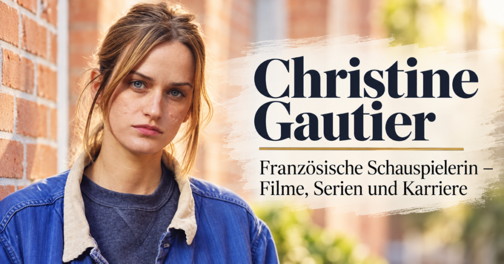 Christine Gautier: Französische Schauspielerin – Filme, Serien und Karriere