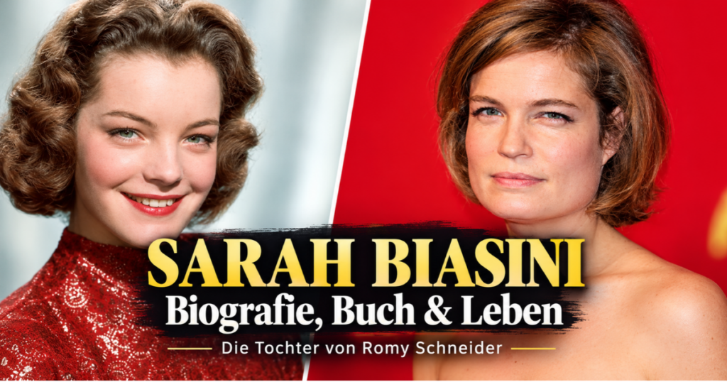 Sarah Biasini: Biografie, Buch und Leben der Tochter von Romy Schneider